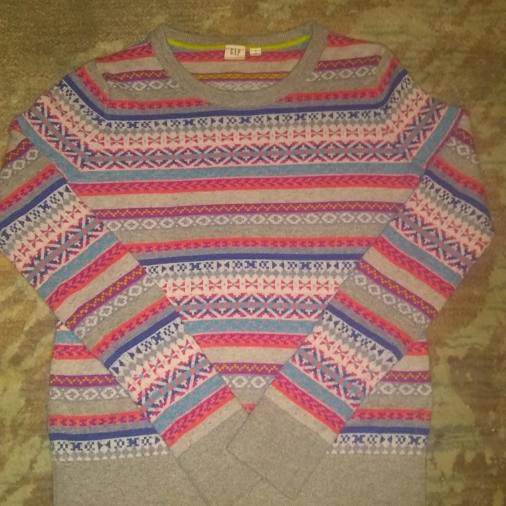 GAP Girls' Multicolored Sweater